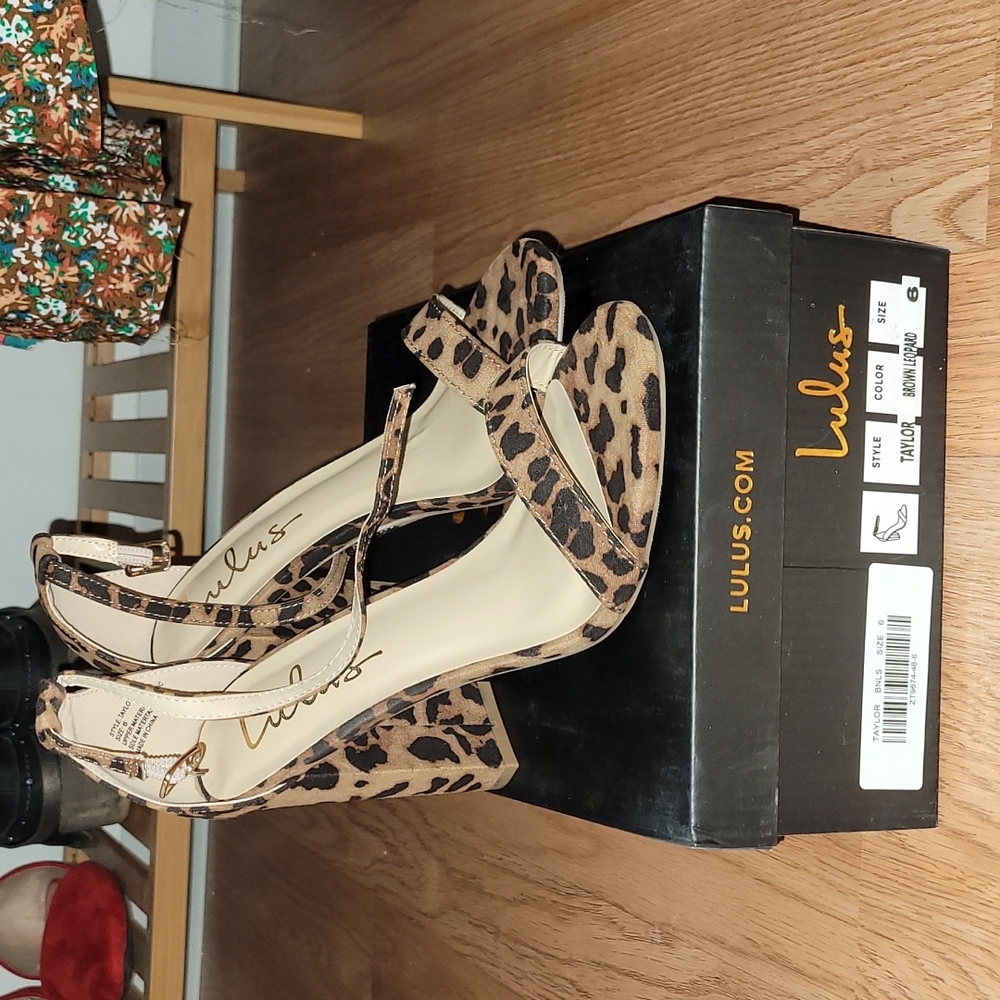Lulu's Taylor Leopard Heels